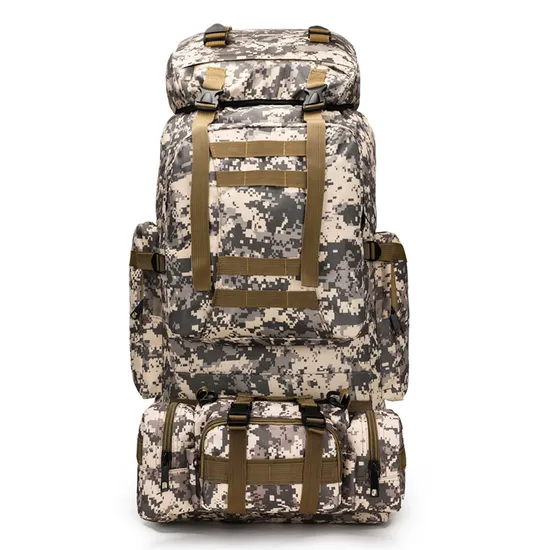 100L Large Capacity Camouflage Waterproof Sports Backpack Outdoor Camping Backpack