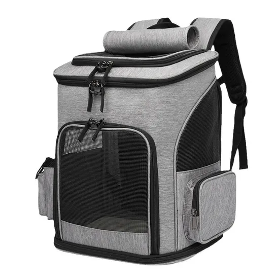 Custom Logo Pet Bag Carrier Foldable Carrying Portable Mesh Carrier Pet Bag Backpack