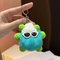 Wholesale Custom OEM 8cm Kawaii Rabbit Hair Little Coal Ball Car Keychain
