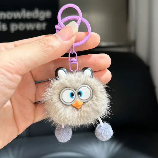 Wholesale Cute Fox Fur Elf Car Keychain Plush Pendant