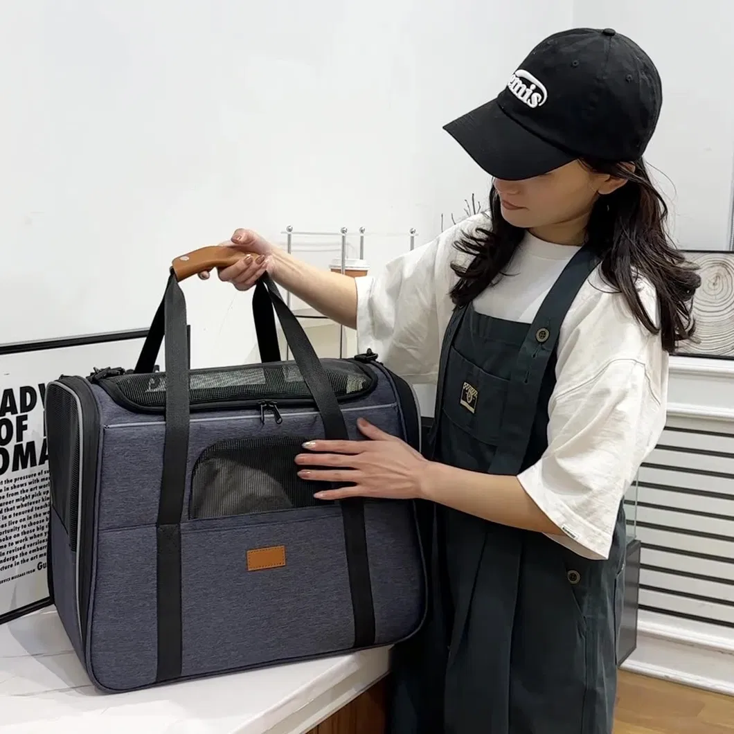 Portable Cat Dog Carrier Bag Breathable Pet Organizer Pouch Folding Transport Pet Dog Carrier Bag