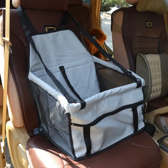 Car Pet Seat Cover Auto Dog Front Seat Cover Protector Dark Black Pet Carrier Car Seat