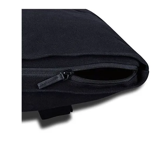 Water-Repellant Durable Vintage Flexible Black Canvas Backpack