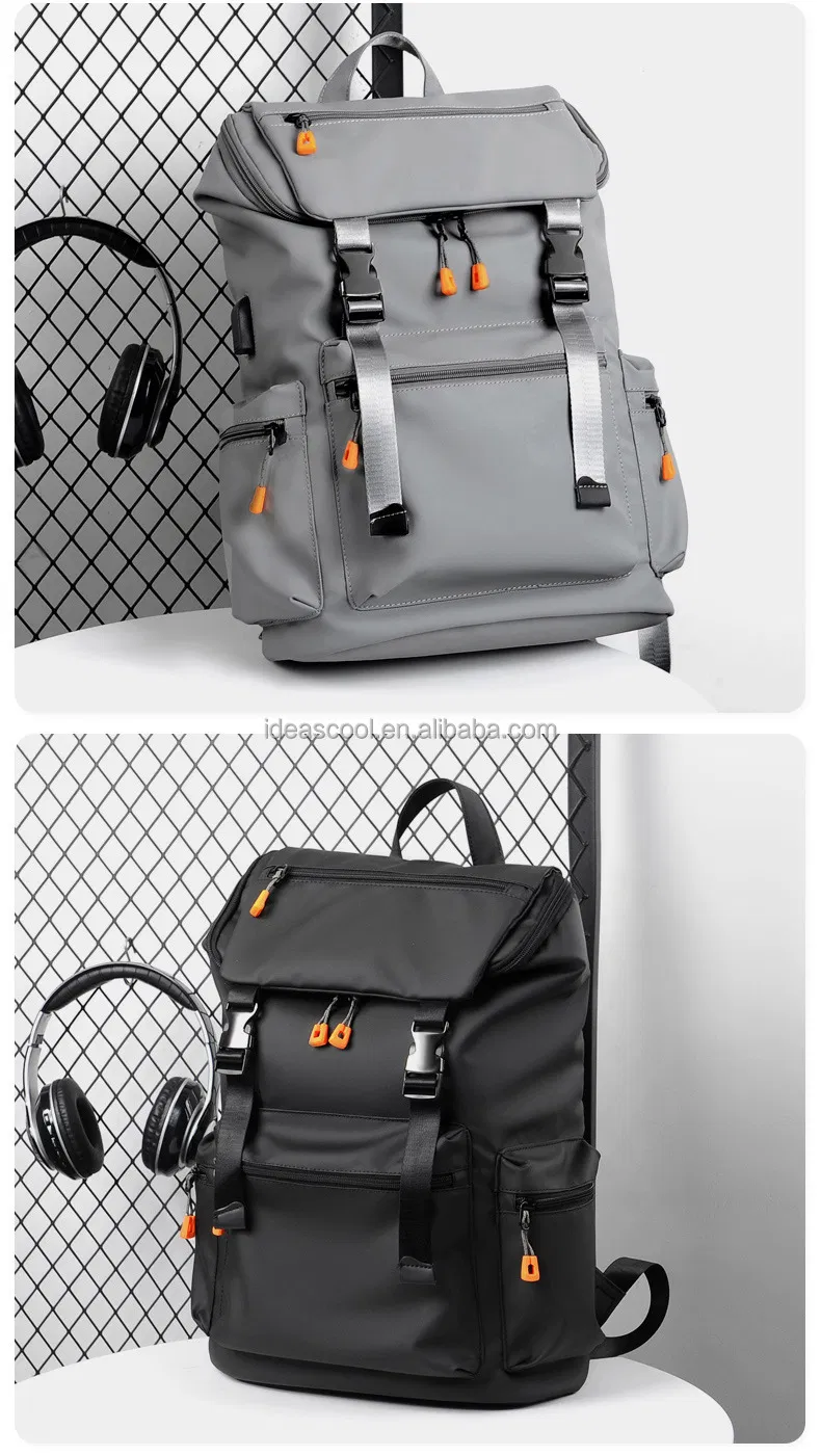 Men&prime;s Backpack Business Casual Large Capacity Travel Bag Computer Backpack School Student Schoolbag