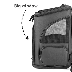 Factory Custom Pet Carrier Backpack Expandable for Cats Dogs Breathable Mesh Cat Backpack