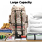 Factory Custom Unisex Mountain Camping Backpack 130L Waterproof Hiking Camping Travel Tactical Backpack