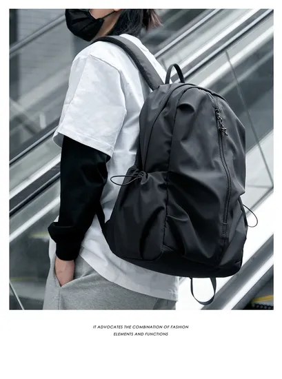 Custom Logo Casual Anti-Theft Waterproof Backpack PVC Lined Mochila Escolar for School Laptop Business Bags