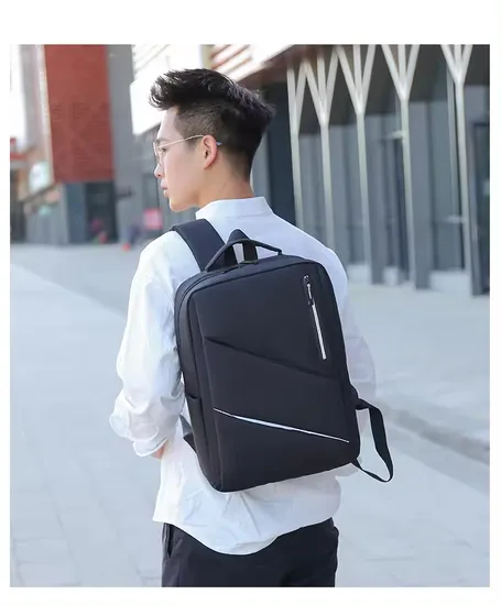 Custom Logo Laptop Backpack New Men′s Business Multi-Functions USB Charging Shoulder Laptop Backpack
