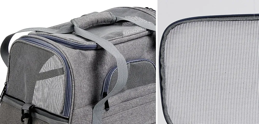 Pet Carrier Bag Hot Sale High Quality Durable Expandable Airline Approved Cat Bag Pet Cages Carrier for Travel