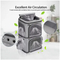 Custom Pet Backpack Travel Double Compartment Carrier Backpack for Small Cats and Dogs