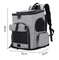 Custom Logo Foldable Portable Collapsible Puppy Black Grey Petcarrier Bag