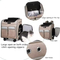 Airline Approved Telescopic Zipper Mesh Breathable Walking Handle Cat Dog Pet Carrier with Wheels Pet Suitcase