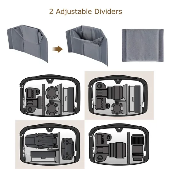 Digital SLR Camera Bag Waterproof Crossbody Camera Bag Shoulder Strap Anti-Theft Camera Shoulder Bag