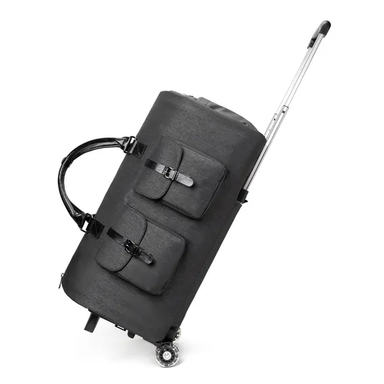 Business Detachable Pull Rod Travel Bag Large Capacity Clothing Storage Bag Folding Suit Bag