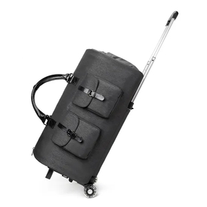 Business Detachable Pull Rod Travel Bag Large Capacity Clothing Storage Bag Folding Suit Bag