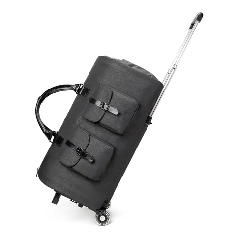 Business Detachable Pull Rod Travel Bag Large Capacity Clothing Storage Bag Folding Suit Bag