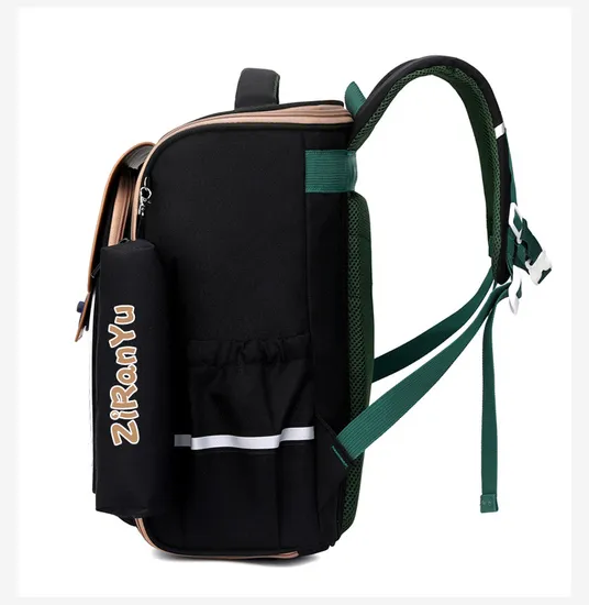 New Backpack 3-6 Grade Spine Protection and Weight Reduction for Boys and Girls Large Capacity Student Backpack