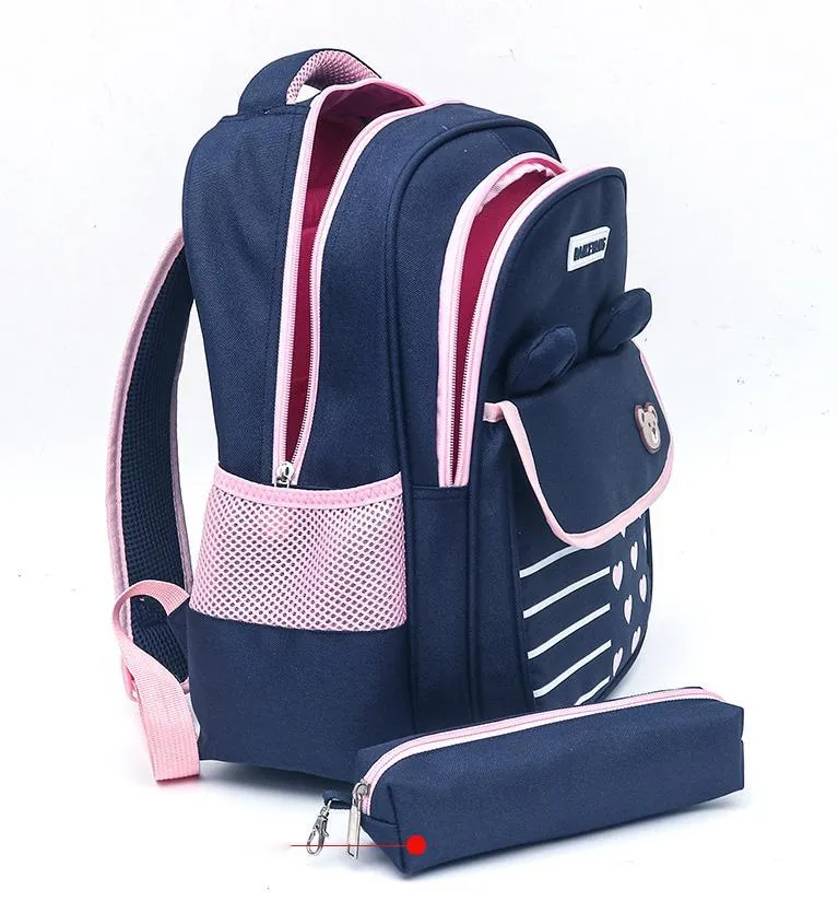 Wholesale of Children&prime;s Backpacks Korean Version Reflective Backpacks for Primary School Students