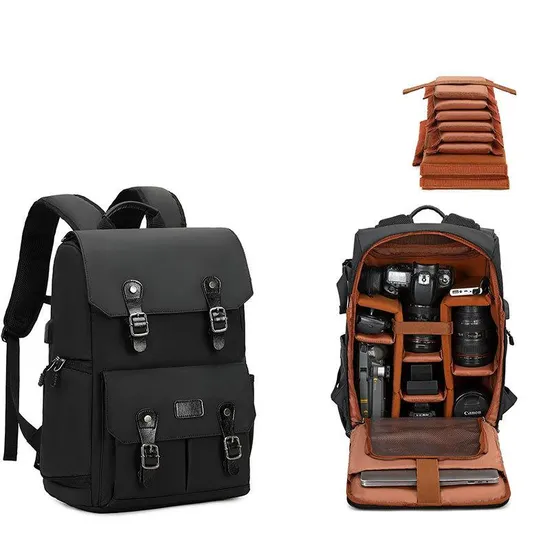 Multi Functional High-Capacity Backpack Photography Bag Outdoor Leisure Waterproof Camera Bag
