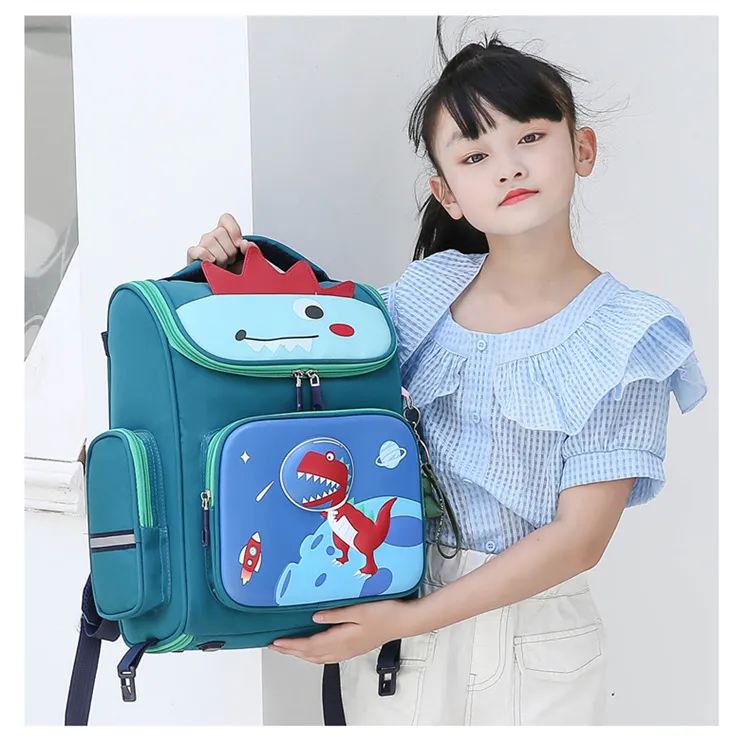 Factory New Backpack for Elementary School Students From Grades 1 to 6 Lightweight Spine Protection Backpack