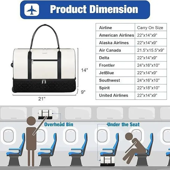 Men′s Business Foldable Travel Bag Short Distance Travel Handheld One Shoulder Waterproof Multi Functional Pull Rod Suit Bag Cross Border