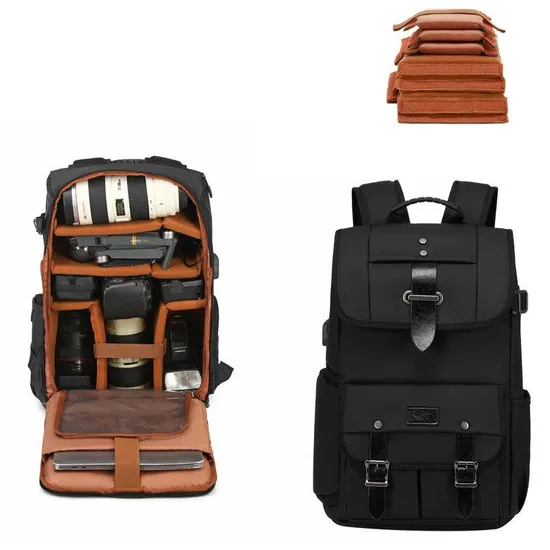 Professional Photography Backpack Micro Digital Camera Stabilizer Lens Drone Storage Multifunctional Backpack