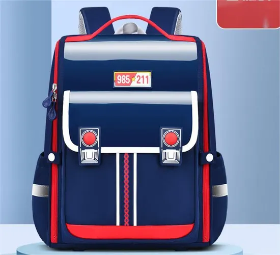 2024 Factory Customized Primary School Children′s School Bag Backpack to Reduce Load Oxford Lightweight Water Splashing