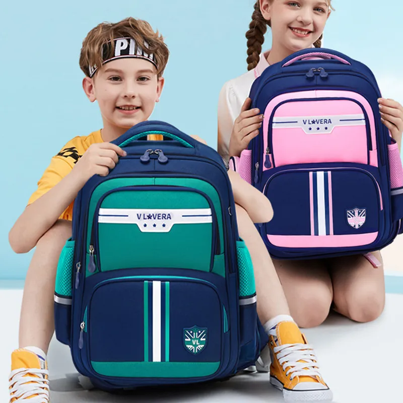 New Primary School Backpack with Sandwich Anti Splashing Large Capacity Boys and Girls School Bag