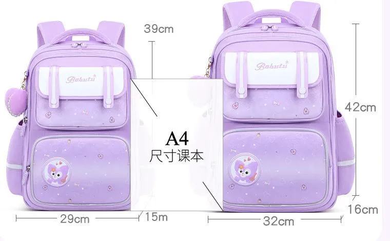 2024 Elementary School Backpack for Girls Super Light Waterproof Large Capacity Girl Backpack