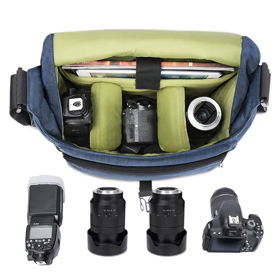 Customized SLR Camera Bag for Outdoor Travel Equipment Storage Shoulder Bag Digital Camera Bag