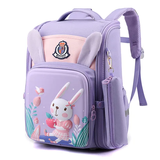 New Backpack for Elementary School Students in Grades 2-5 Boys and Girls Lightweight Spine Protection Backpack