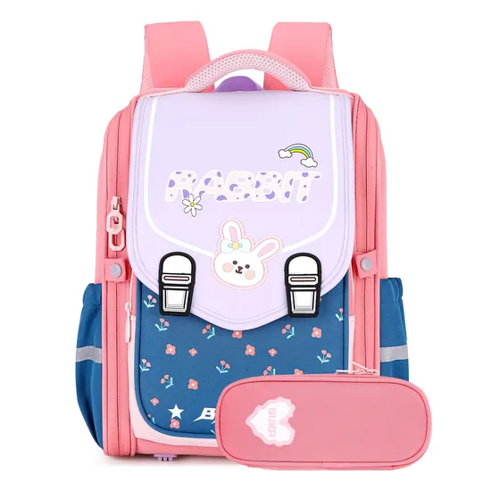 2024 Wholesale Primary School Students′ School Backpack Lightweight Reduced Load and Backbone Protection Children′s School Backpack