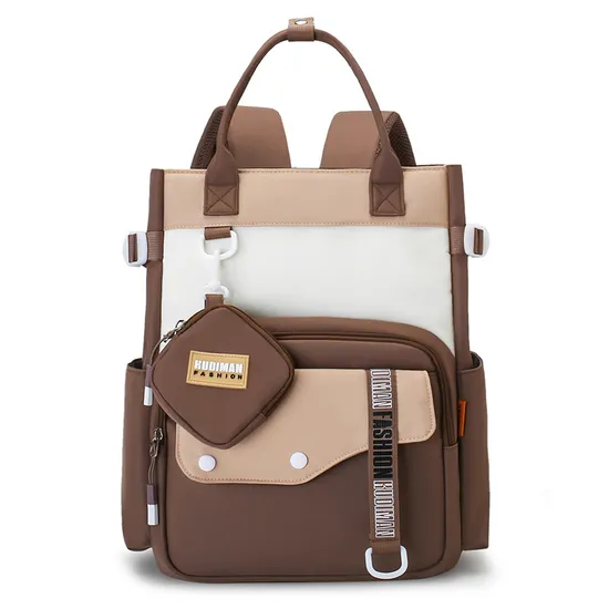 Primary School Student Large Capacity Backpack Simple Children′s Backpack Girl′s Backpack