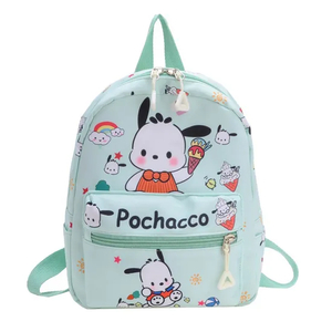 New Kindergarten School Backpack Cute Large Capacity Nylon Letter Lightweight Children′s Backpack