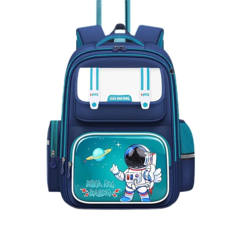Primary School Backpack for Boys in Grades One to Three Spinal Protection and Weight Reduction Backpack