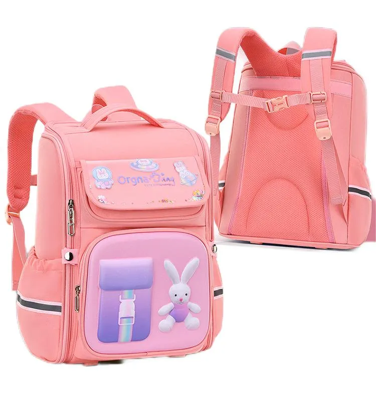 Backpack for Elementary School Students Reduced Burden and Spine Protection Cartoon Backpack