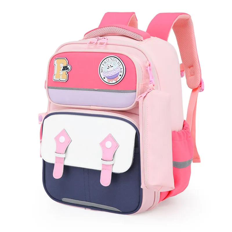 2024 New Primary School School Backpack Lightweight Spine Protection Load Reduction Children&prime;s Backpack