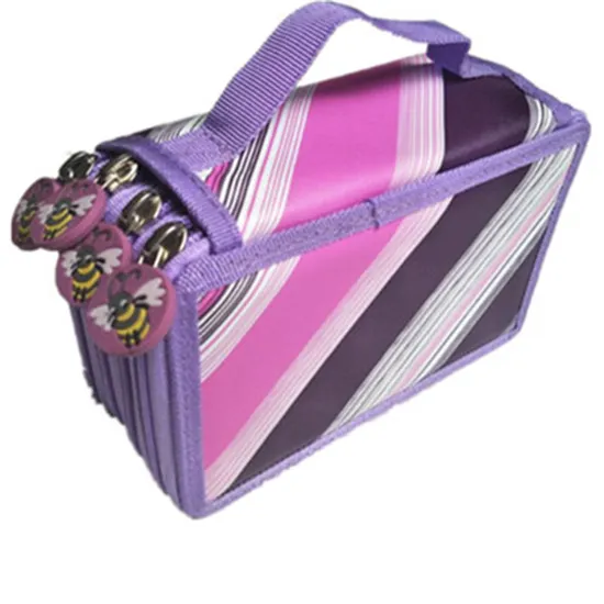 New 72 Color Pencil Case Student Large Capacity Pencil Case Art Painting Storage Bag Stationery Box