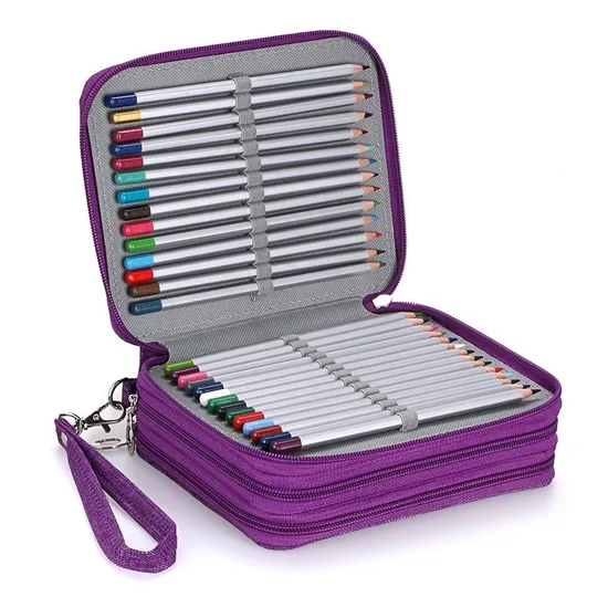 Oxford Cloth 72 Color 78 Hole Art Painting Pencil Case Student Stationery Bag Pencil Storage Bag