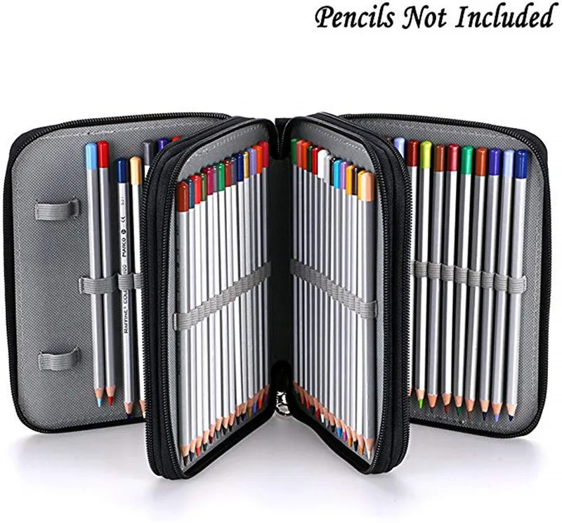 Oxford Cloth 72 Color 78 Hole Art Painting Pencil Case Student Stationery Bag Pencil Storage Bag
