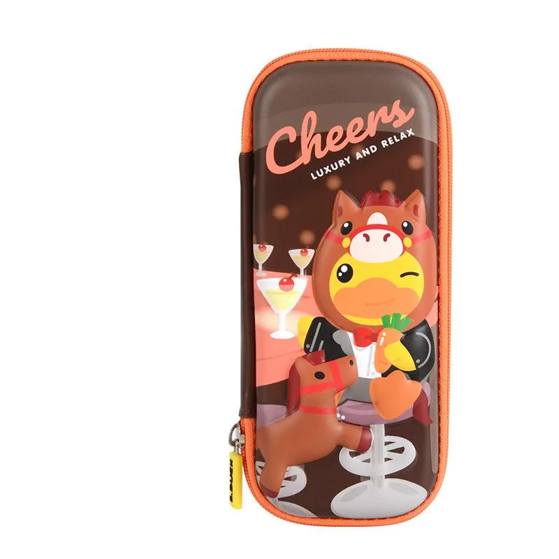 Elementary School Children&prime;s Pencil Case 3D Large Capacity EVA Pencil Case Pencil Pouch