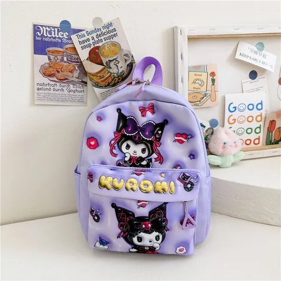 New Kulomi Cute Backpack 3D Lightweight Trendy Cartoon Backpack