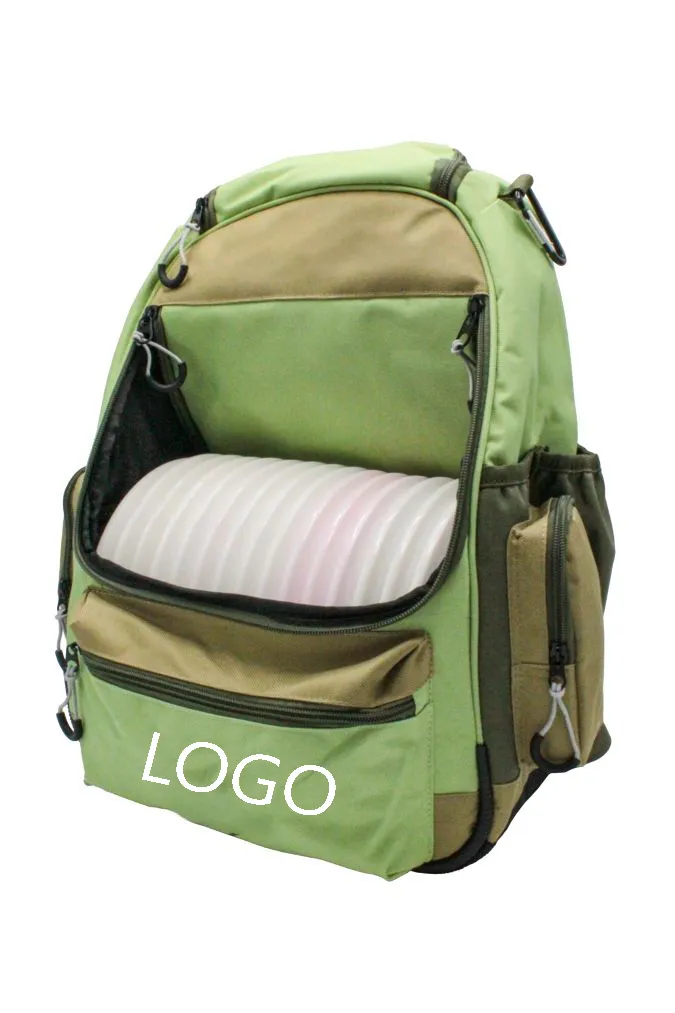 Custom Outdoor Waterproof Golf Frisbee Backpack Grip Disc Golf Bag