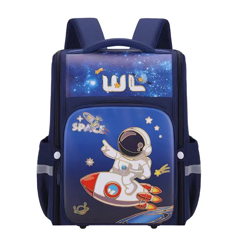 2024 New Stamping Craft Astro Love Elementary School Cartoon Backpack