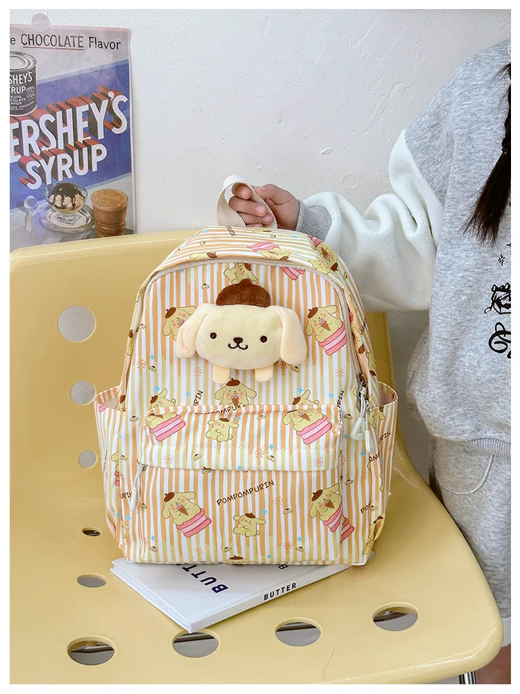 New Children&prime;s School Backpack Cute Cartoon Load Reduction Kindergarten Backpack