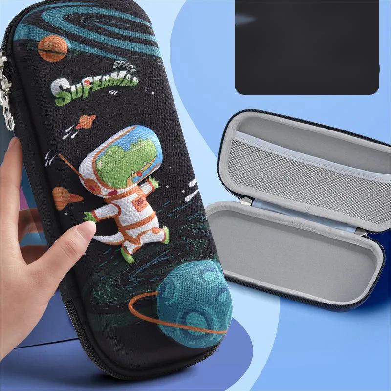 Cartoon Cute Elementary School Pencil Box Children&prime;s Pencil Stationery Box