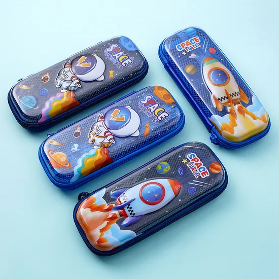Pen Case Cartoon EVA Student 3D Three-Dimensional Zipper Stationery Case Children′s Pencil Case Pouch