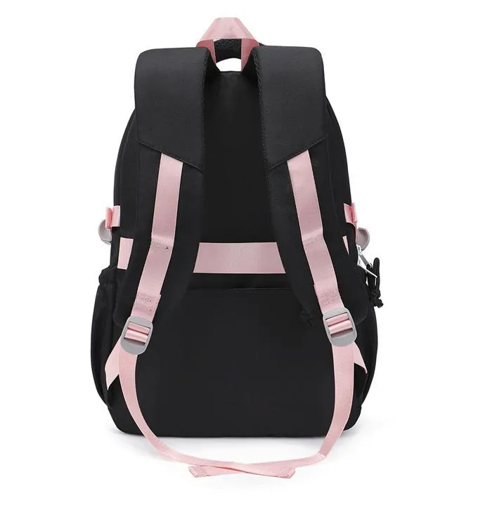 New Large Capacity Junior High School Backpack for College Students Waterproof Backpack