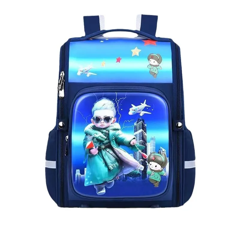 New Primary School Anime Cartoon Cute Spine Protection Backpack for Primary School Students