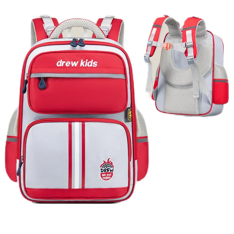 New Boys and Girls School Primary School Student Backpack Embroidered Large Capacity Backpack